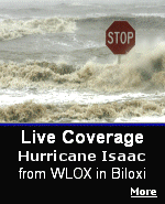 Live coverage of Hurricane Isaac in the Biloxi and Gulfport, Mississippi area.